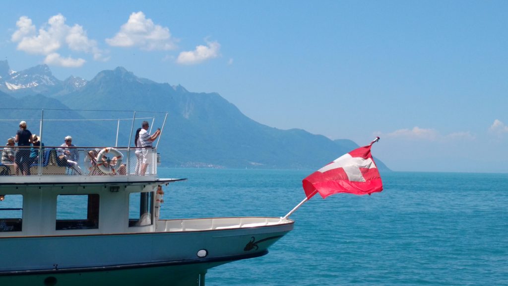 Boat are a popular means of transport in the Lake Geneva Region