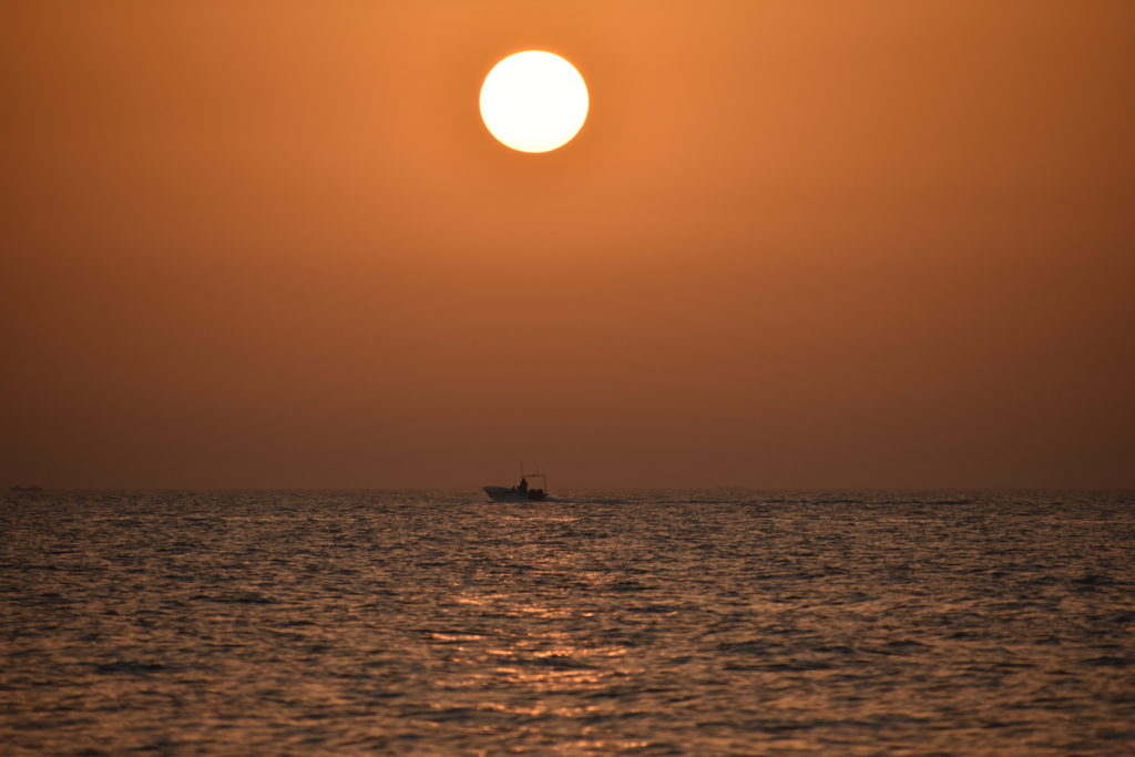 Sunset at Ras al Khaimah beach